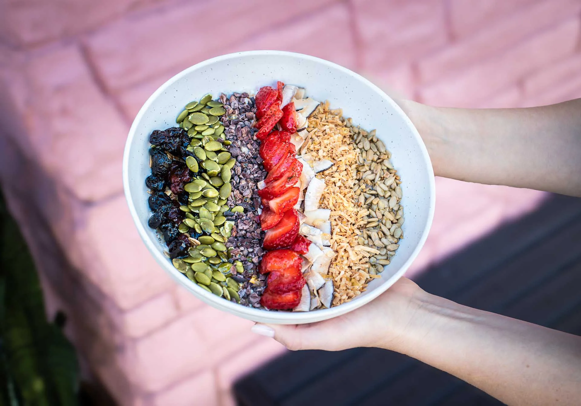 healthy bowl meal.
