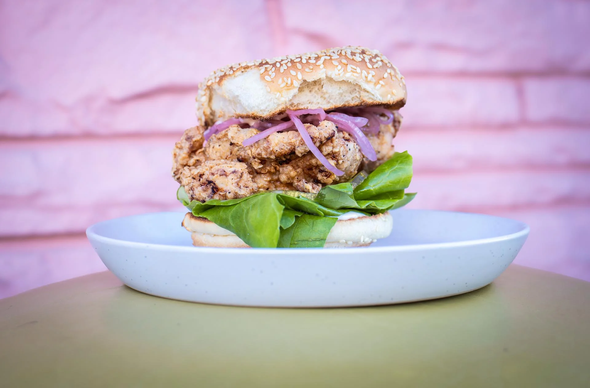 organic and locally sourced sandwich.